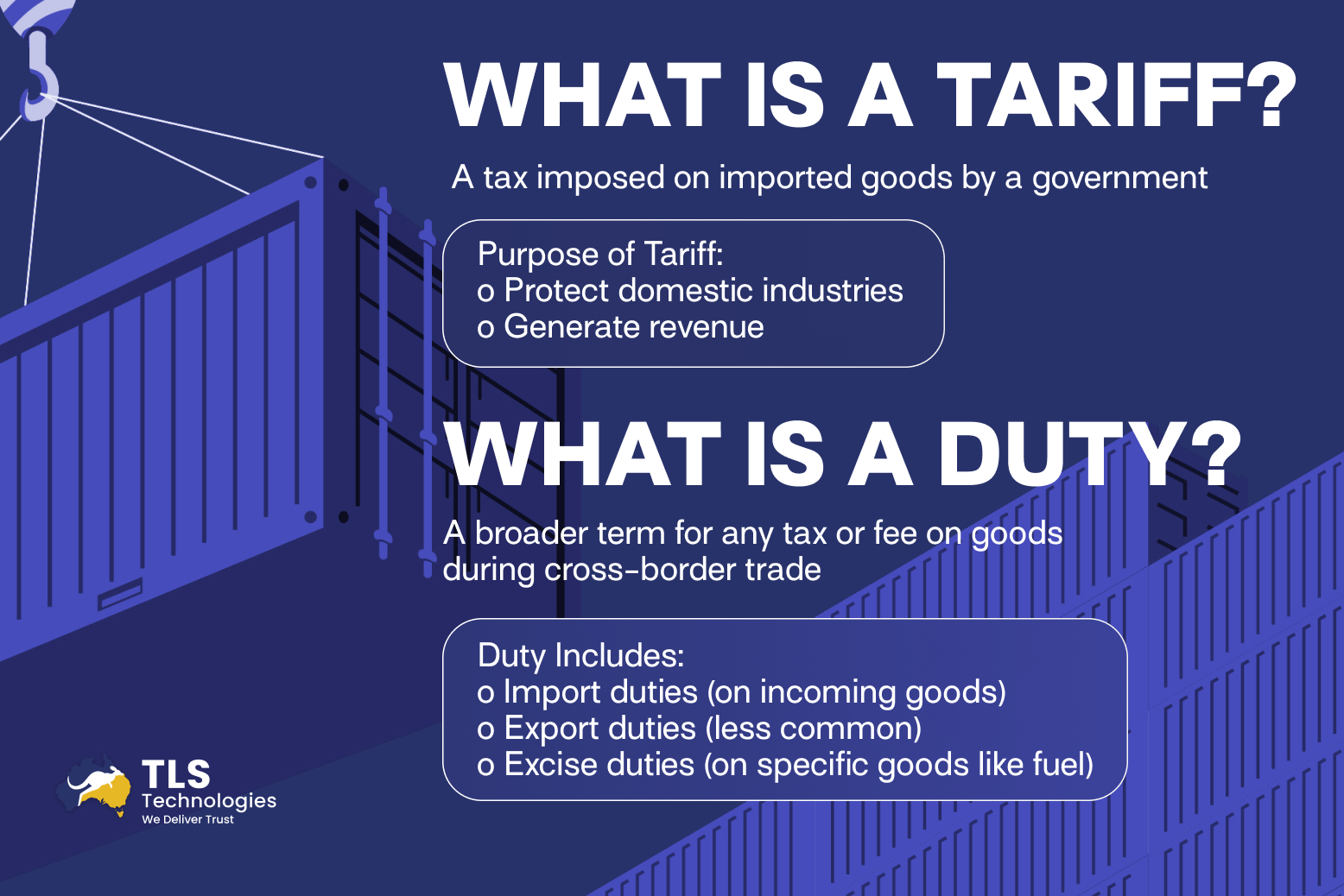 What is a tariff?